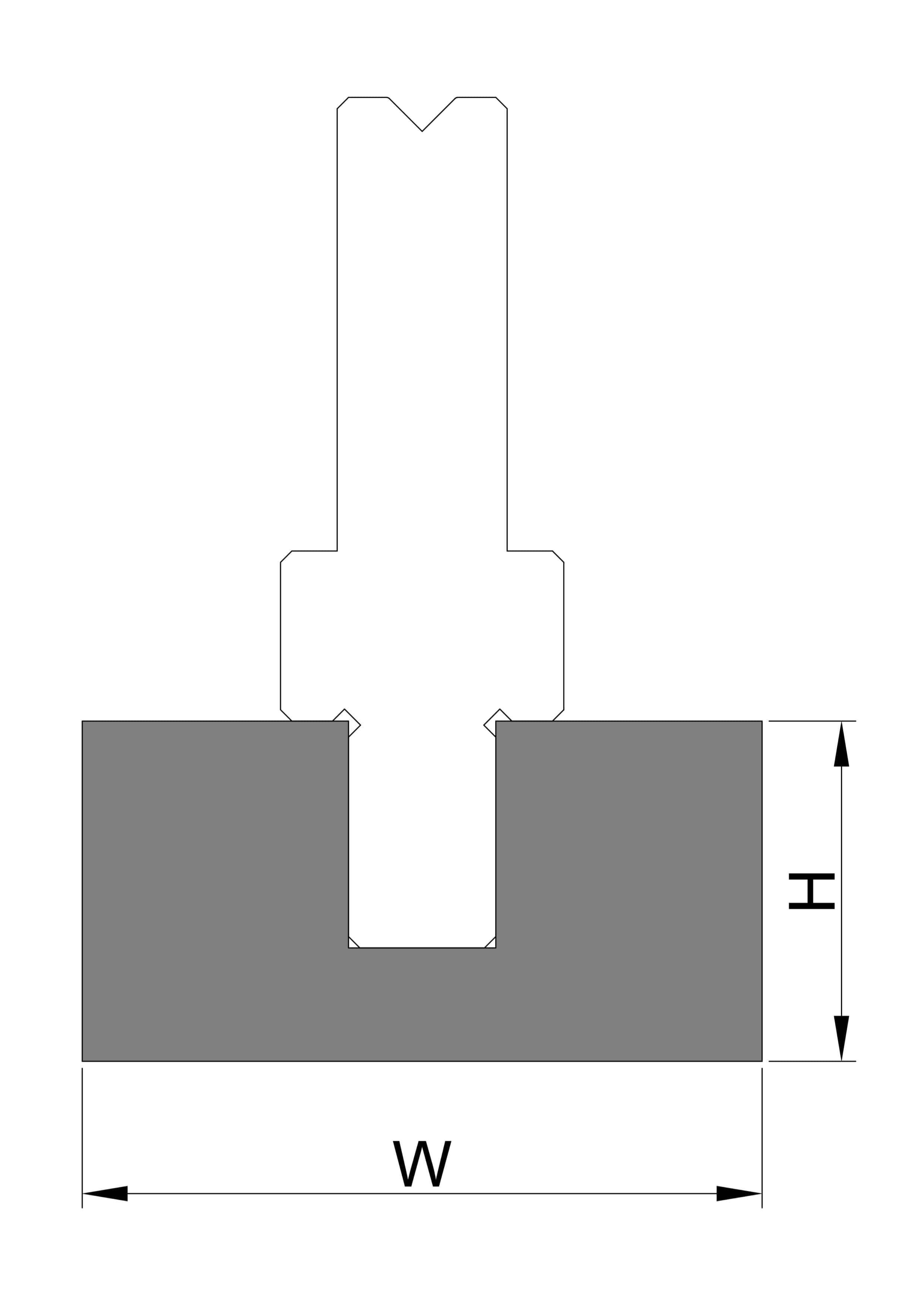 1 'V' Die Holder